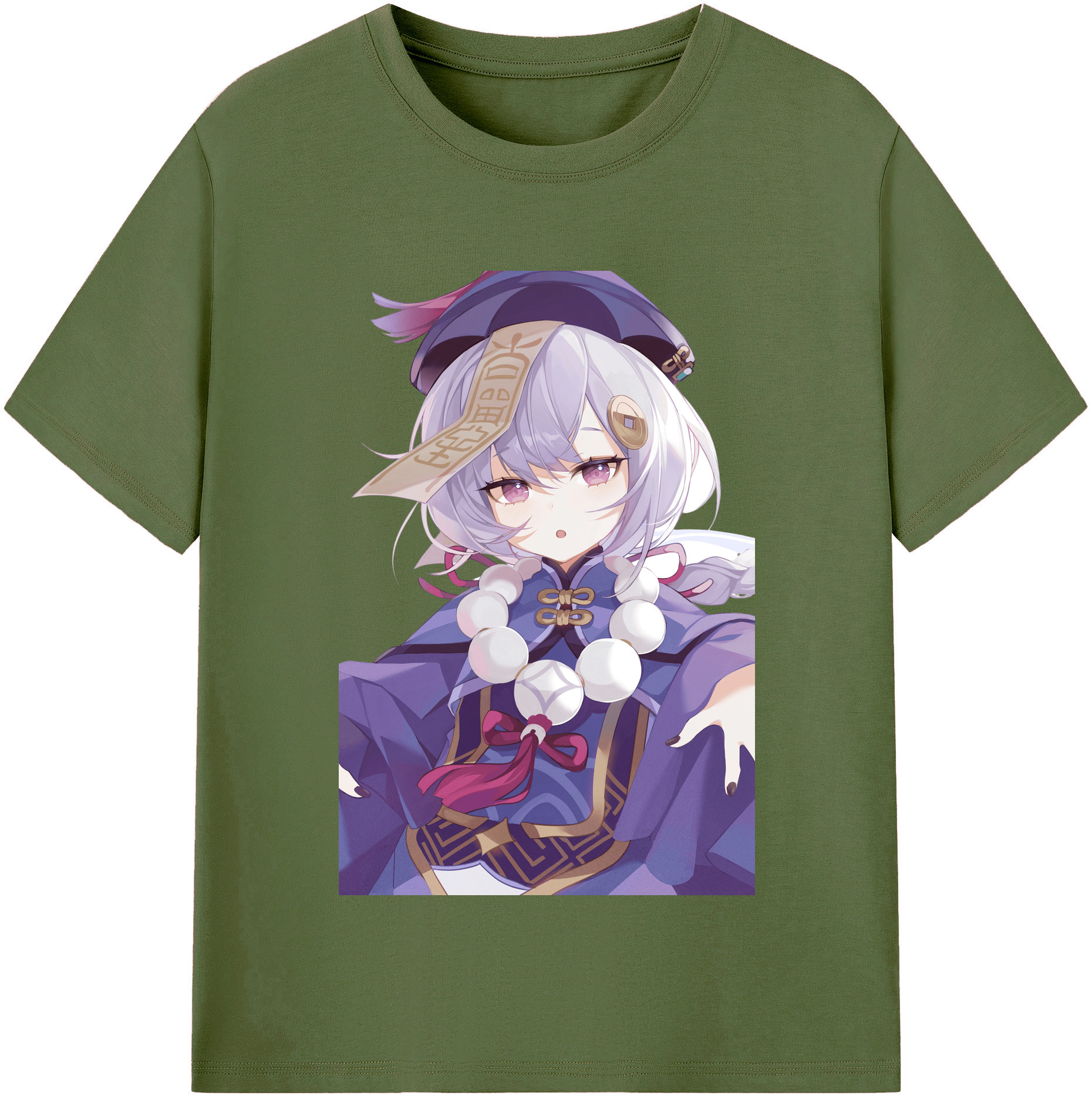 げんし神 七七 なな  genshin Nana 綿100％半袖Tシャツ（フロントプリント）